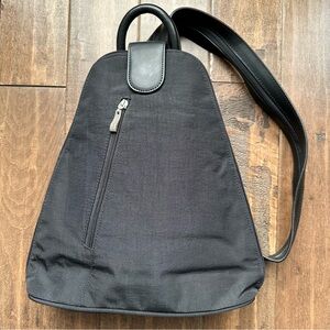 Baggallini Metro Backpack-Black Nylon-Sling & Backpack